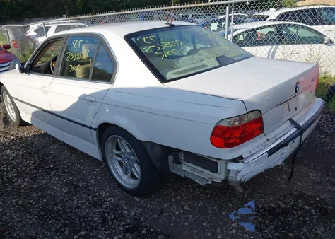 2001 BMW 740Ia из США, поврежденный, VIN WBAGG83421DN84836